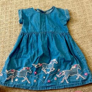 Gymboree denim horse dress